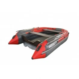 Надувная 9-местная ПВХ лодка Reef Скат 450 NDFI (Надувное дно, интегрированный фальшборт)