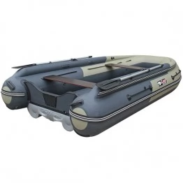 Надувная 5-местная ПВХ лодка Reef Triton 370 Fi S-Max (НДНД, интегрированный фальшборт)
