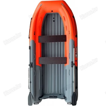 Надувная 6-местная ПВХ лодка Reef Triton 425 Fi S-Max (НДНД, интегрированный фальшборт)