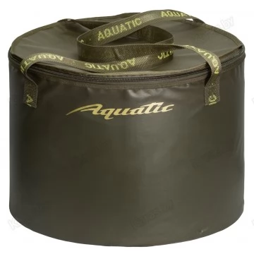 Ведро мягкое Aquatic В-07Х с крышкой, 75л (50х37см)