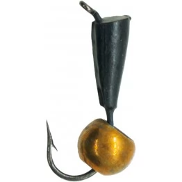 Мормышка вольфрамовая "Конус" с латунным шариком и ушком 3.0 мм