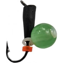 Мормышка вольфрамовая "Конус" с камнем "Кошачий глаз" и ушком 2.0 мм