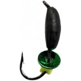 Мормышка вольфрамовая "Нимфа" классическая черная с ушком 2.5 мм