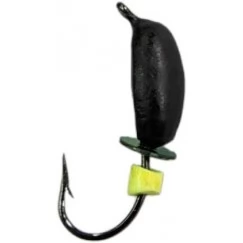 Мормышка вольфрамовая "Нимфа" классическая черная с ушком 3.0 мм