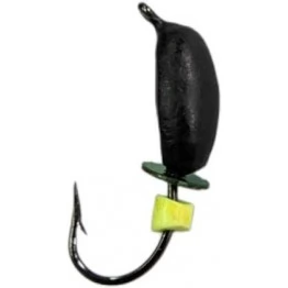 Мормышка вольфрамовая "Нимфа" классическая черная с ушком 3.0 мм