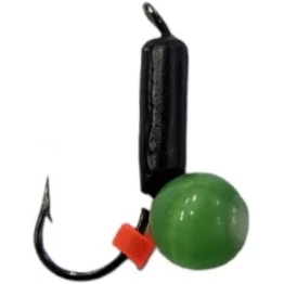 Мормышка вольфрамовая "Кошачий глаз" столбик с камнем и ушком 2.0 мм