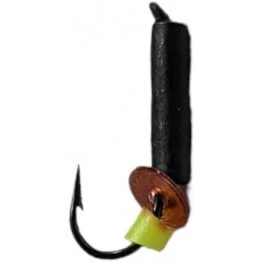 Мормышка вольфрамовая "Столбик" классический с ушком 1.5 мм (черный)