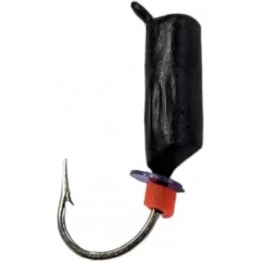 Мормышка вольфрамовая "Столбик" классический с ушком 3.0 мм (черный)