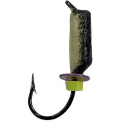 Мормышка вольфрамовая "Столбик" с фосфором и ушком 2.0 мм (черный)