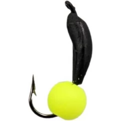 Мормышка вольфрамовая "Уралка" с бусиной "Неон" и ушком 2.0 мм