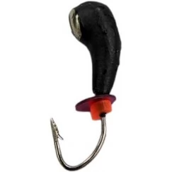 Мормышка вольфрамовая "Уралка" с медной коронкой и отверстием 2.5 мм