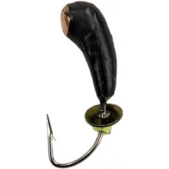 Мормышка вольфрамовая "Уралка" с медной коронкой и отверстием 3.0 мм