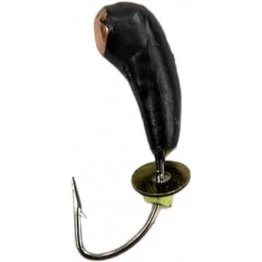 Мормышка вольфрамовая "Уралка" с медной коронкой и отверстием 3.0 мм