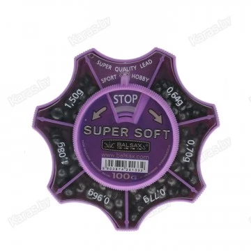 Набор грузил Balsax Super Soft 100г, 0.64-1.50г