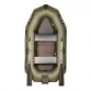 Надувная 2-ух местная ПВХ лодка BARK B-230CND c передвижными сидениями