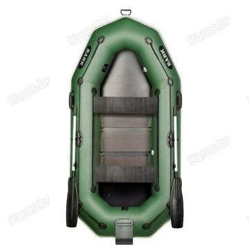 Надувная 2-ух местная ПВХ лодка BARK B-260NPD с передвижными сидениями