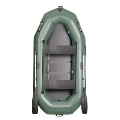 Надувная 3-ёх местная ПВХ лодка BARK B-280D с передвижными сидениями