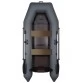 Надувная 2-местная ПВХ лодка Барс 2900 (слань-книжка, киль, графит)