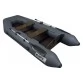 Надувная 2-местная ПВХ лодка Барс 2900 (слань-книжка, киль, графит)