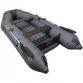 Надувная 3-местная ПВХ лодка Барс 3400 НДНД (графит/черный)