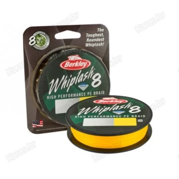 Леска плетёная Berkley Whiplash 8 150 м (желтый)