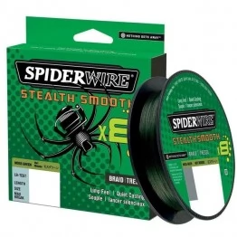 Леска плетёная SpiderWire Stealth Smooth x8 150 м (темно-зеленый)