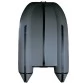 Надувная 4-местная ПВХ лодка Big Boat Bering 340К (пол-книжка, серая)