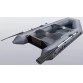 Надувная 2-местная ПВХ лодка Big Boat C240 (без настила, серая)