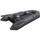 Надувная 3-местная ПВХ лодка Big Boat T280НД (надувное дно, тёмно-серая)