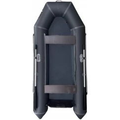 Надувная 4-местная ПВХ лодка Big Boat T310 (без настила, тёмно-серая)