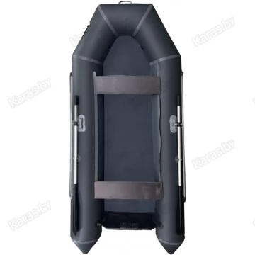 Надувная 4-местная ПВХ лодка Big Boat T310 (без настила, тёмно-серая)