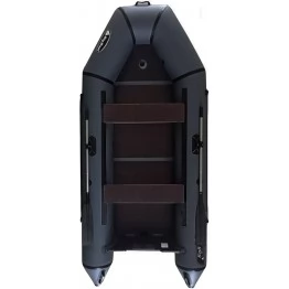 Надувная 3-местная ПВХ лодка Big Boat TM280K (пол-книжка, тёмно-серая)