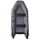 Надувная 3-местная ПВХ лодка Big Boat TM280 (без настила, серая)