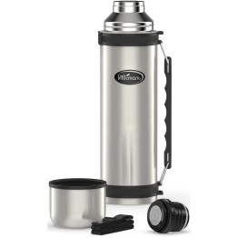 Термос Biostal NY-1800-2 1,8 л с ручкой и ремешком