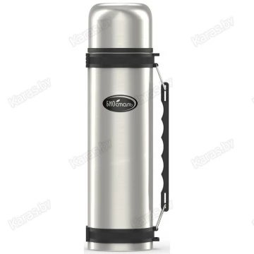 Термос Biostal NY-1800-2 1,8 л с ручкой и ремешком