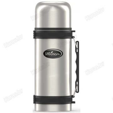 Термос Biostal NY-1000-2 1,0 л с ручкой и ремешком
