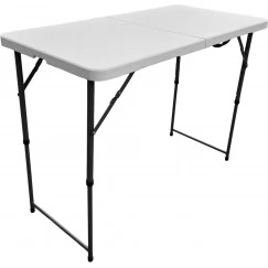 Стол складной Bison 120x60x55 см (пластик)