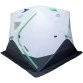 Палатка зимняя Bison Prime Куб (2.40х2.40х2.10м) бело-зелёная