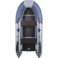 Надувная 2-ух местная ПВХ лодка Boatsman BT300 (слань-книжка, серо-синяя)