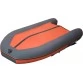 Надувная 3-х местная ПВХ лодка Boatsman BT330K (графит-оранжевый)