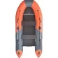 Надувная 3-х местная ПВХ лодка Boatsman BT330K (графит-оранжевый)