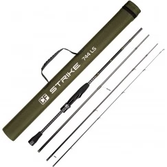 Спиннинг CF Strike 744 LS, углеволокно, 2.24 м, тест: 2-12 г, 95 г
