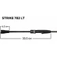 Спиннинг CF Strike 782 LT, углеволокно, 2.38 м, тест: 2-10 г, 99 г