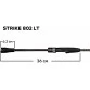 Спиннинг CF Strike 802 LT, углеволокно, 2.44 м, тест: 3-14 г, 106 г