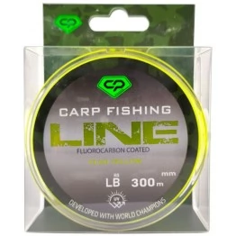 Леска монофильная Carp Pro Fluorocarbon Coated Fluo Yellow 300 м