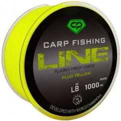 Леска монофильная Carp Pro Fluorocarbon Coated Fluo Yellow 1000 м