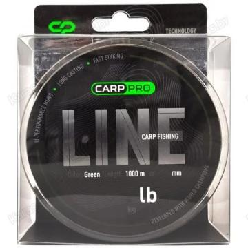 Леска монофильная Carp Pro Green 1000 м