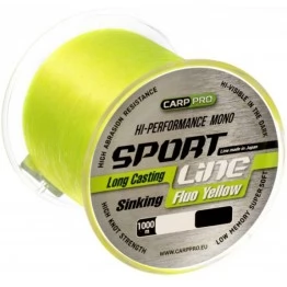 Леска монофильная Carp Pro Sport Line Fluo Yellow 1000 м