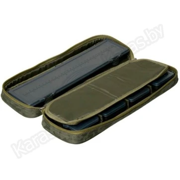 Сумка для оснасток с поводочницей и 4-мя коробками Carp Pro Diamond 36х17х12 см