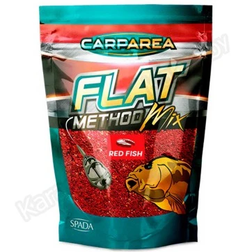 Прикормка CarpArea Flat Method Mix Красная рыба (красная) 0,6 кг